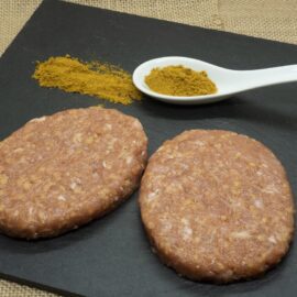 Hamburguesa curry