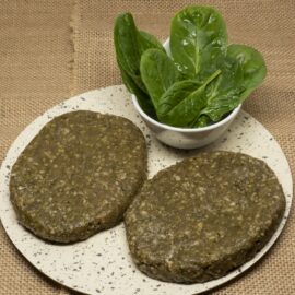 Hamburguesa espinaca
