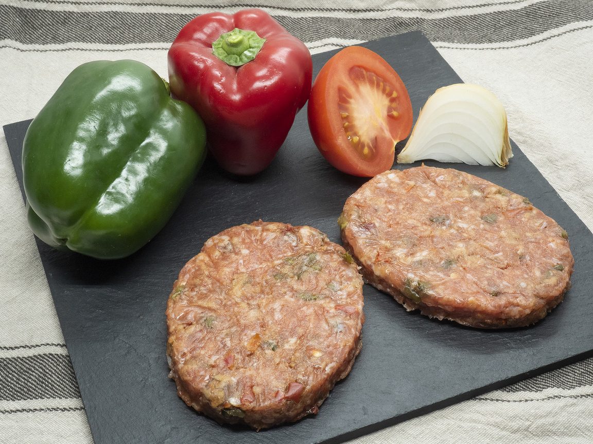Hamburguesa de pisto